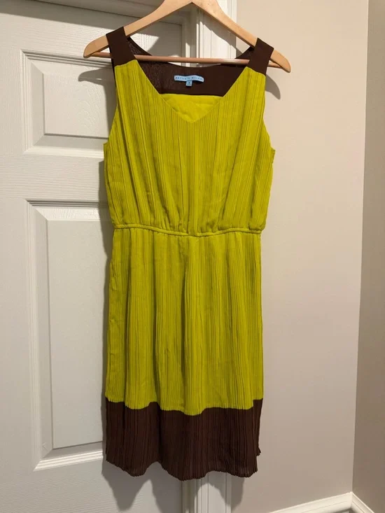 Antonio Melani Women's Sleeveless Golden Rule Birdie Colorblock Dress - Picture 2 of 7